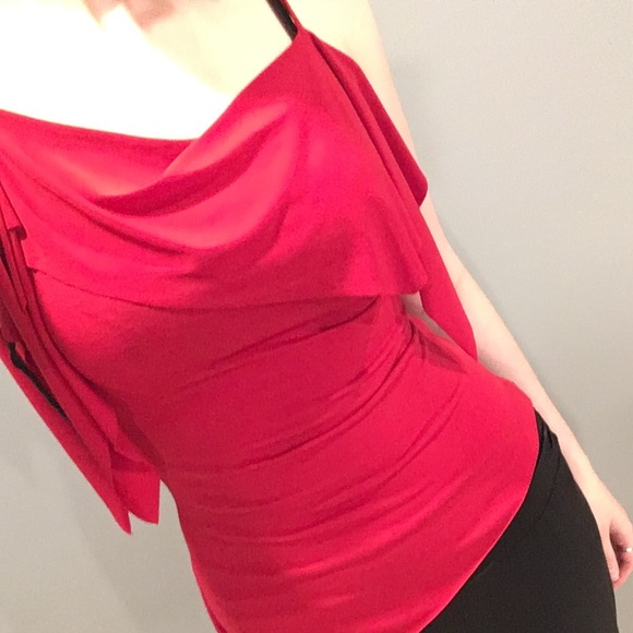 Dressy Red Top - Picture 4 of 5